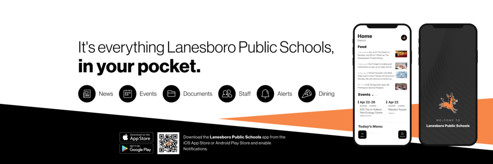 Lanesboro Schools App Flyer