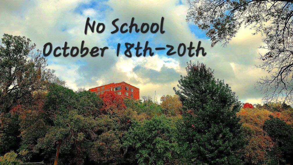 No School October 18-20